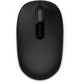 Microsoft Wireless Mobile Mouse 1850 - Maus - optisch - 3 Tasten - drahtlos - 2.4 GHz - kabelloser Empfänger (USB) - Schwarz
