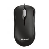 Microsoft Basic Optical Mouse - Maus - optisch - 3 Tasten - verkabelt - USB - Schwarz