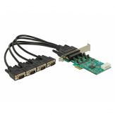 DeLock PCI Express Card > 4 x Serial RS-232 - Serieller Adapter - PCIe - RS-232 x 4