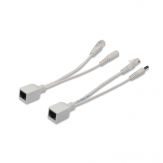 DIGITUS Passive PoE cable kit DN-95001 - Power over Ethernet (PoE)-Kabelsatz - Gleichstromstecker 5,5 mm