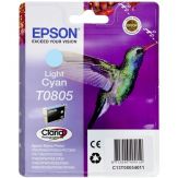 Epson T0802 - Cyan - Original - Blister - Tintenpatrone - für Stylus Photo P50, PX650, PX660, PX700, PX710, PX720, PX730, PX800, PX810, PX820, PX830