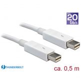 DeLOCK - Thunderbolt-Kabel - Mini DisplayPort (M) - Mini DisplayPort (M) - 50 cm - weiß