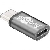 goobay - USB-C Adapter - USB 2.0 micro B-Buchse - schwarz