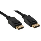 InLine DisplayPort Kabel, schwarz, vergoldete Kontakte, 1m