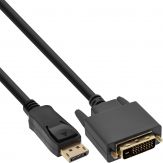 InLine DisplayPort zu DVI Konverter Kabel - schwarz - 2 m