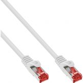 Netzwerk Patchkabel - S/FTP (PiMf) - Cat.6 - 250MHz - PVC - CCA - 0,25m - weiß