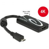 Delock Video- / Audio-Adapter - MHL / HDMI - 5 pin Micro-USB (MHL) (M)