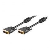 DVI-D zu DVI-D Kabel - schwarz - 1,8 m - Single-Link (18+1 pin)