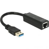 Delock Netzwerkadapter - USB 3.0 Typ-A Stecker > 1 x Gigabit Ethernet LAN RJ45
