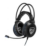 Sharkoon SKILLER SGH1 - Headset - Full-Size - kabelgebunden - Schwarz/Blau