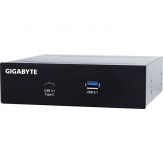 Gigabyte GC-USB 3.1 BAY - Anschlüsse am vorderen Bedienfeld des Speicherschachts - USB 3.1 x 2 - Kompatibler Einschub: 13.3 cm (5.25")