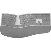 Microsoft Surface Ergonomic Keyboard - Tastatur - drahtlos - Bluetooth 4.0 - Deutsch - Alcantare grau - kommerziell