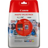 Canon CLI-551 C/M/Y/BK Photo Value Pack - 4er-Pack - 7 ml - Schwarz, Gelb, Cyan, Magenta - Original - Blisterverpackung - Tintenpatrone