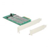 Delock PCI Express x4 Card > 2x internal M.2 Key B with RAID Speicher-Controller - M.2 Card Low Profile - 6 GBps - RAID 0 - 1 - PCIe 2.0 x4