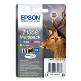 Epson T1306 Multipack - 3er-Pack 30.3 ml - XL - Gelb - Cyan - Magenta - Original - Tintenpatrone