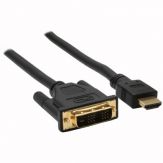 InLine HDMI zu DVI-D Konverter Kabel - vergoldete Kontakte - schwarz - 10 m - Single (18+1 pin)