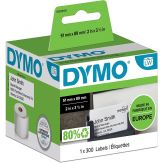 Dymo Appointment/Name Badge Cards 300Stück(e) Schwarz - Weiß Nichtklebendes Etikett