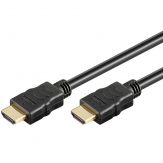 HDMI zu HDMI Kabel - schwarz - 0,5 m - ( HDMI 1.4 )