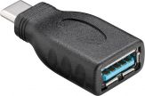 Goobay Adapter - USB-C Stecker auf USB-A Buchse - USB 3.0 - schwarz - Digital/Daten