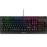 Sharkoon Skiller MECH SGK3 - Tastatur - hintergrundbeleuchtet (RGB) - USB - Deutsch - Kailh Brown
