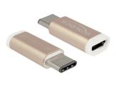 Delock Adapter USB 2.0 Micro-B Buchse > USB-C 2.0 Stecker