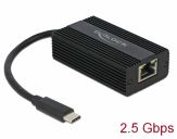 Delock Adapter USB-C Stecker zu 2.5 Gigabit LAN - Adapter - Digital/Daten