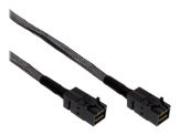 InLine Internes SAS-Kabel - mit Sidebands - SAS 6/12 Gbit/s - gerade durchgeführt - 4-Lane - 4x Mini SAS HD (SFF-8643)