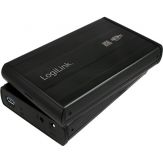 LogiLink Enclosure 3,5" S-SATA HDD USB 3.0 Alu - Speichergehäuse - 3.5" (8.9 cm) - SATA 3Gb/s - 3 Gbit/s - USB 3.0