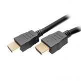 HDMI zu HDMI Kabel - schwarz - 1 m - rund - 8K Unterstützung