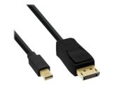 InLine DisplayPort zu mini DisplayPort Konverter Kabel - schwarz - 2 m