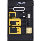 InLine SIM-BOX - Simkartenadapter und Zubehörbox mit OTG Kartenleser