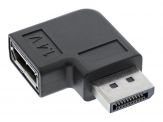 InLine DisplayPort Adapter, DisplayPort Stecker / Buchse rechts gewinkelt