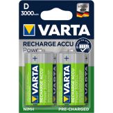 Varta Power Accu - Batterie 2 x D - NiMH - (wiederaufladbar)