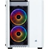 Corsair Crystal Series 280X RGB - Tower - micro ATX - ohne Netzteil (ATX) - Glasfenster - USB/Audio - weiß