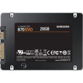 Samsung 870 EVO MZ-77E250B - Solid-State-Disk - verschlüsselt - 250 GB - intern - 2.5" (6.4 cm) - SATA 6Gb/s - Puffer: 512 MB - 256-Bit-AES - TCG Opal