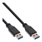 USB-Kabel - USB Typ A (M) bis USB Typ A (M) - USB 3.0 - 1.5 m - Schwarz