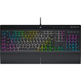 Corsair Gaming K55 RGB PRO XT - Tastatur - RGB/LED-Hintergrundbeleuchtung - USB - Deutsch - Schwarz