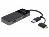 Delock Adapter USB 3.0 zu 4K HDMI+ VGA - Adapter - Digital/Daten