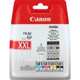 Canon CLI-581XXL C/M/Y/BK Multi Pack - 4er-Pack - Schwarz, Gelb, Cyan, Magenta - Original - Tintenbehälter