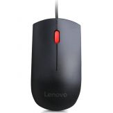 Lenovo Essential - Maus - rechts- und linkshändig optisch - 3 Tasten - kabelgebunden - USB - Schwarz