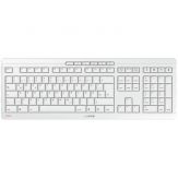 Cherry STREAM KEYBOARD JK-8500 - Tastatur - USB - Deutsch - Tastenschalter: CHERRY SX - White Gray