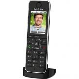 AVM FRITZ!Fon C6 - Schnurloses VoIP-Telefon - mit Internetradio mit Rufnummernanzeige - ECO DECTGAP - SIP - Schwarz