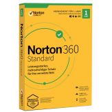 Symantec Norton 360 Standard - Box-Pack (1 Jahr) - 1 Gerät, 10 GB Cloud-Speicherplatz Mass Market - Win - Mac - Android - iOS