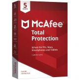 McAfee Total Protection - Abonnement-Lizenz (1 Jahr) - 5 Geräte - Download - Win - Mac - Android - iOS - Deutsch