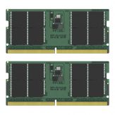 Kingston ValueRAM - DDR5 - Kit - 64 GB: 2 x 32 GB SO DIMM 262-PIN - 4800 MHz / PC5-38400 - CL40 - 1.1 V - ungepuffert - on-die ECC