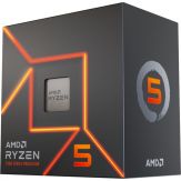 AMD Ryzen 5 7600 - 3.8 GHz - 6 Kerne - 12 Threads - 32 MB Cache-Speicher - Socket AM5 - Box mit Kühler