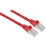 Intellinet Network Patch Cable, Cat7 Cable/Cat6A Plugs, 5m, Red, Copper, S/FTP, LSOH / LSZH, PVC, RJ45, Gold Plated Contacts, Snagless, Booted, Polyba