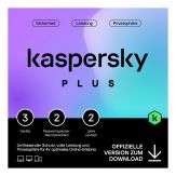 Kaspersky Plus - Abonnement-Lizenz (2 Jahre) - 3 Geräte - ESD - Win - Mac - Android - iOS - Deutsch
