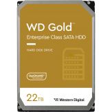 WD Gold Enterprise-Class Hard Drive WD221KRYZ - 24/7 Dauerbetrieb Festplatte - 22 TB - intern - 3.5" (8.9 cm) - SATA 6Gb/s - 7200 rpm - Puffer: 512 MB