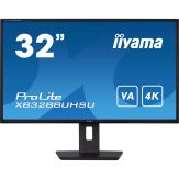iiyama ProLite XB3288UHSU-B5 LED-Monitor - Pivot - 81.3 cm (32") 4K - VA - 300 cd/m² - 3 ms - 2x HDMI, DP - Lautsprecher - USB 3.0-Hub